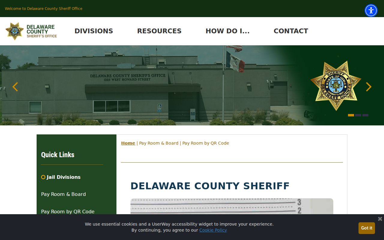 Delaware County arrest lookup through the official inmate roster
