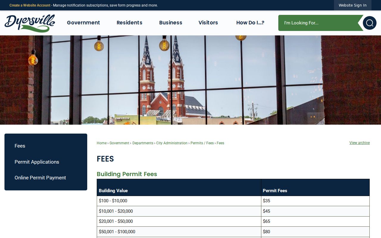 Dyersville police criminal record copy and fingerprint fees